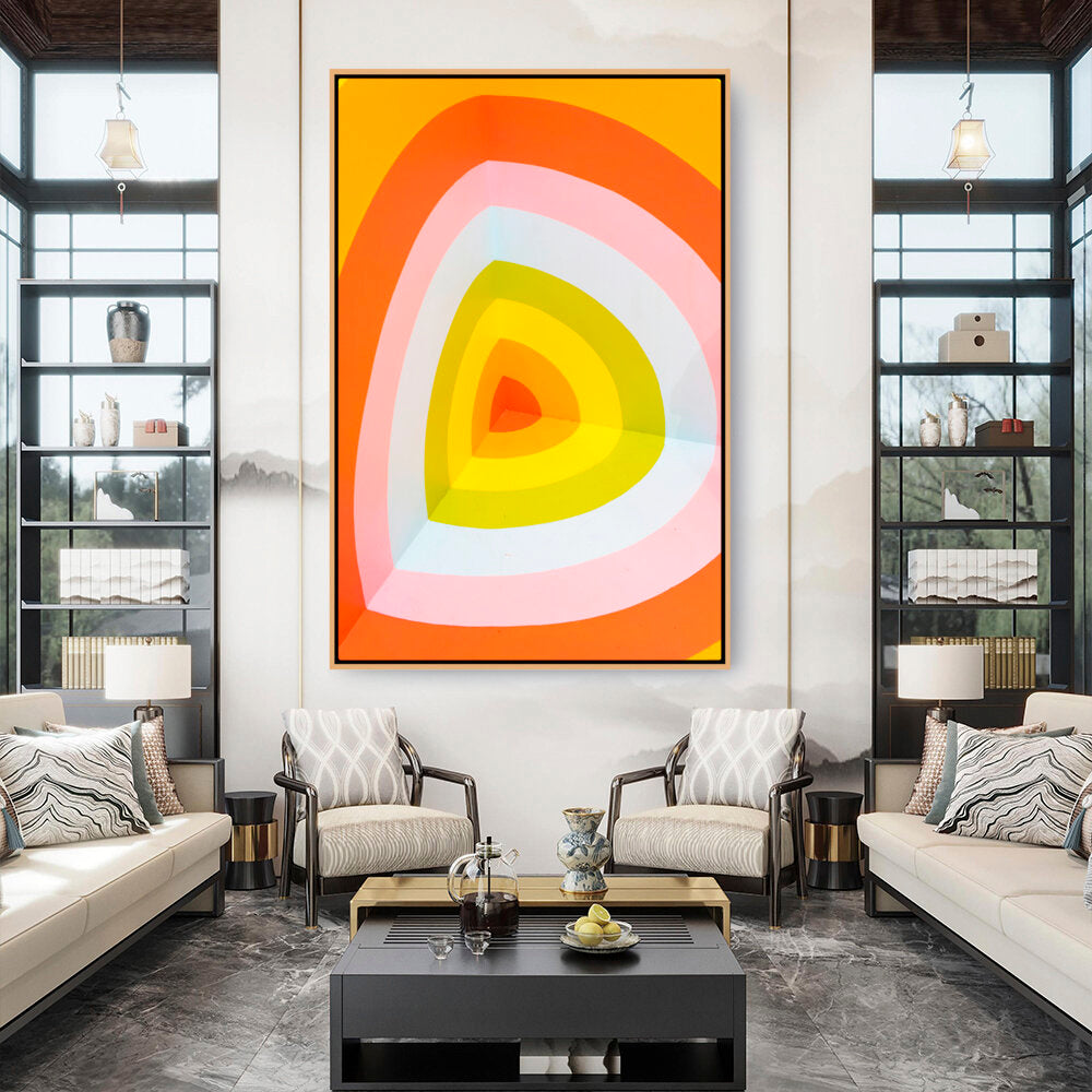 Multi Color Wall Art - FLOATING FRAME