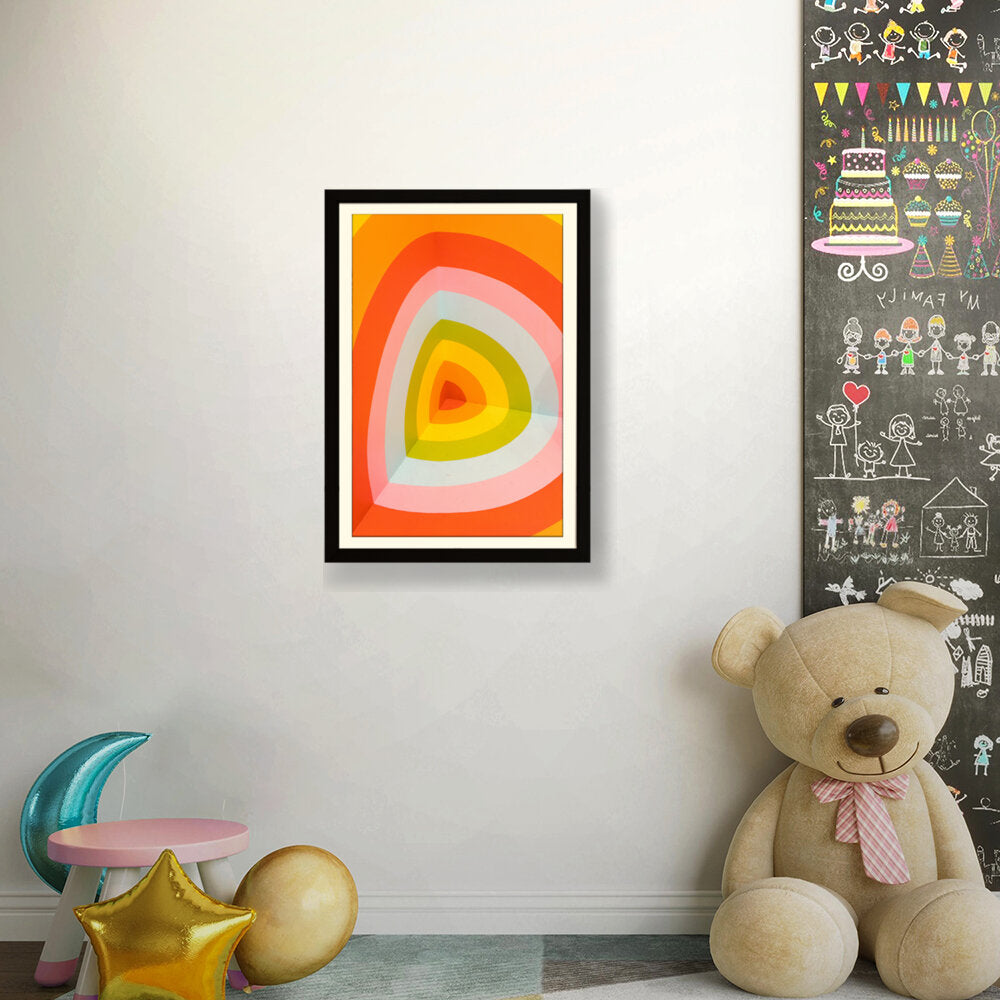 Multi Color Wall Art - WALL MOUNT FRAME