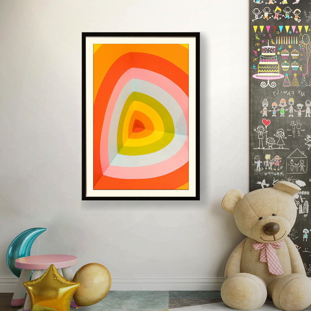 Multi Color Wall Art - WALL MOUNT FRAME