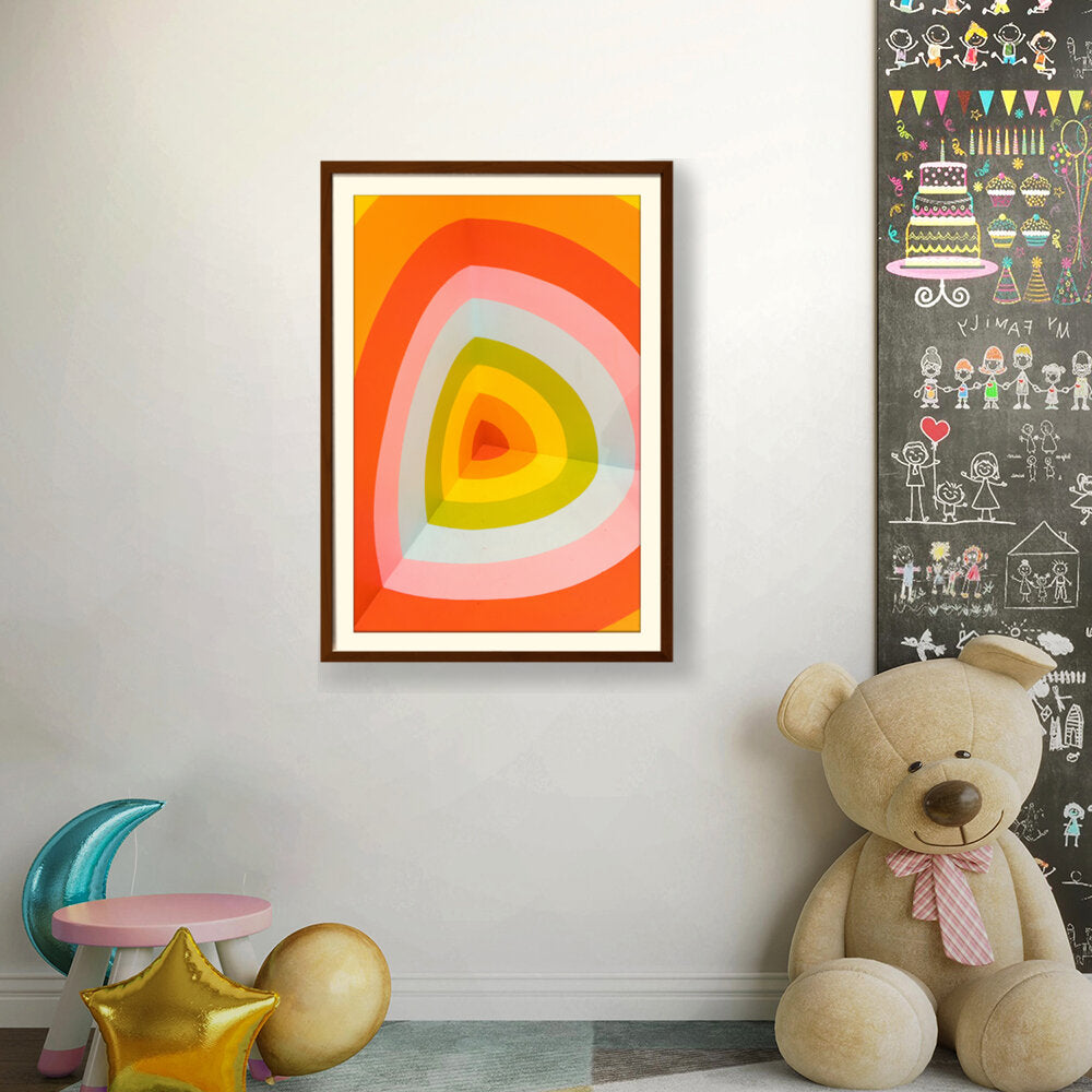 Multi Color Wall Art - WALL MOUNT FRAME