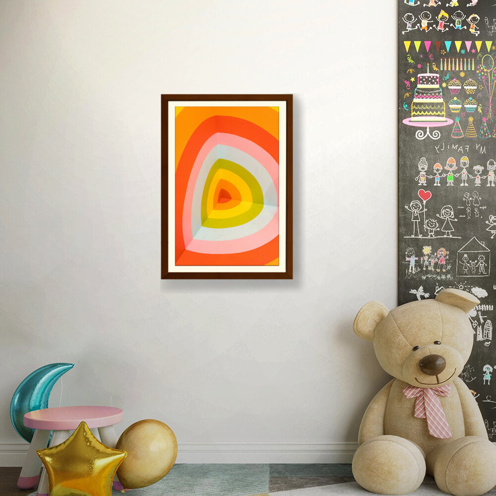 Multi Color Wall Art - WALL MOUNT FRAME