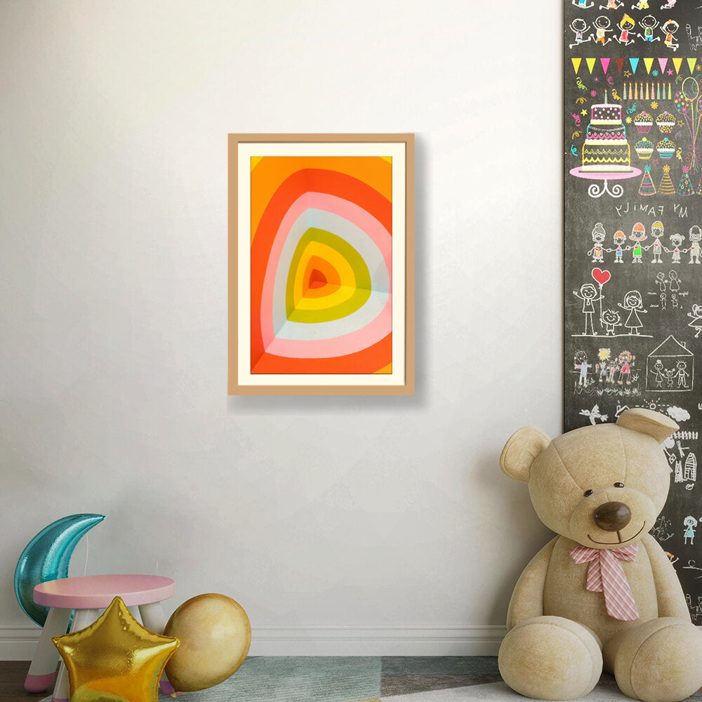 Multi Color Wall Art - WALL MOUNT FRAME