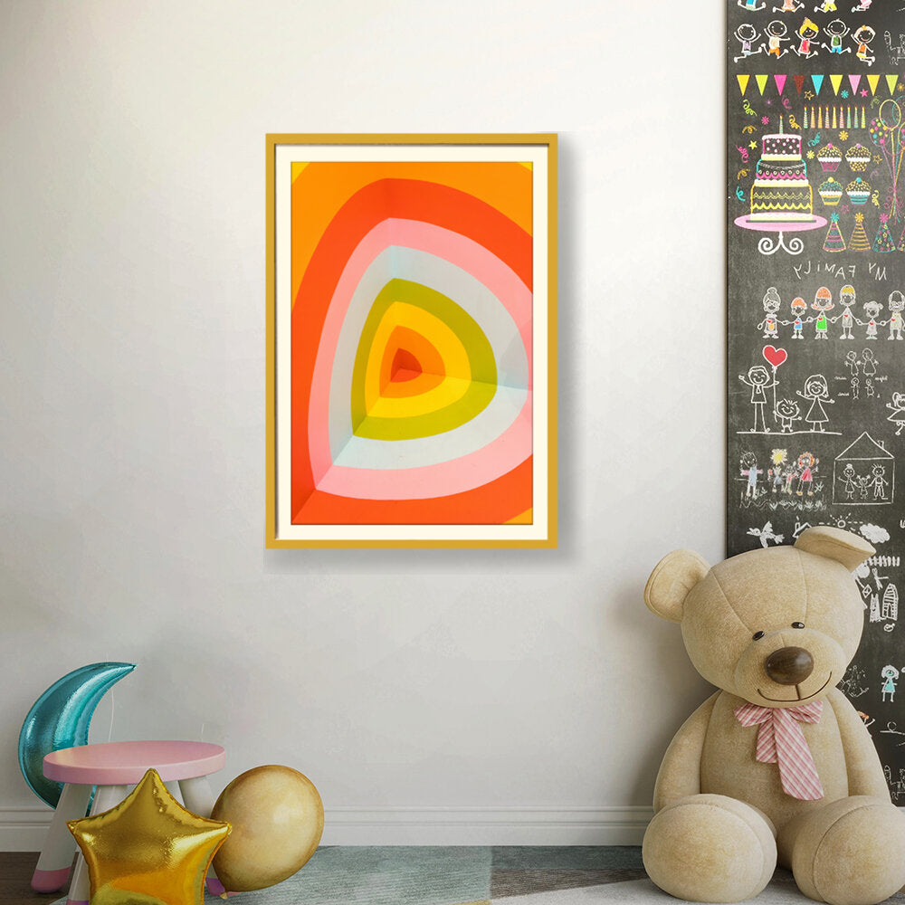 Multi Color Wall Art - WALL MOUNT FRAME