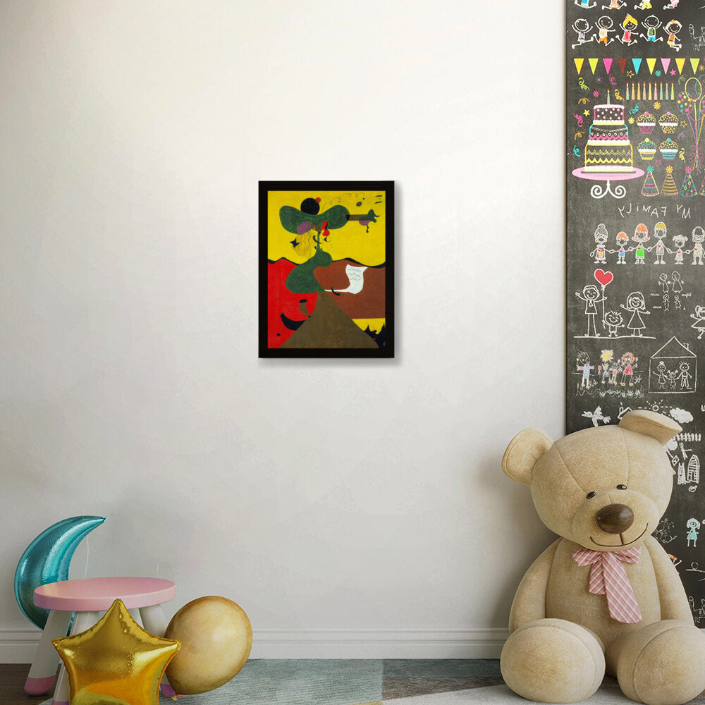 Portrait Of Miss Mills - Framed Canvas