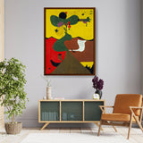 Portrait Of Miss Mills - Framed Canvas
