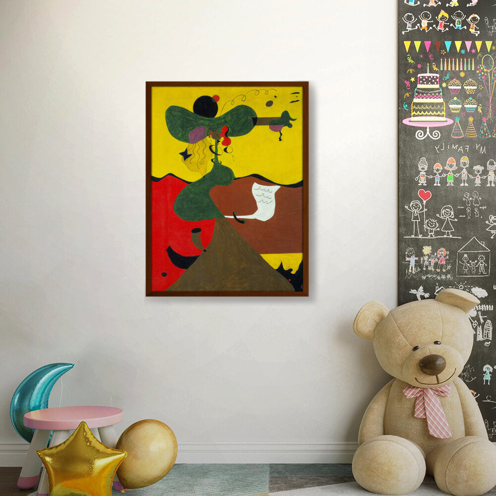 Portrait Of Miss Mills - Framed Canvas