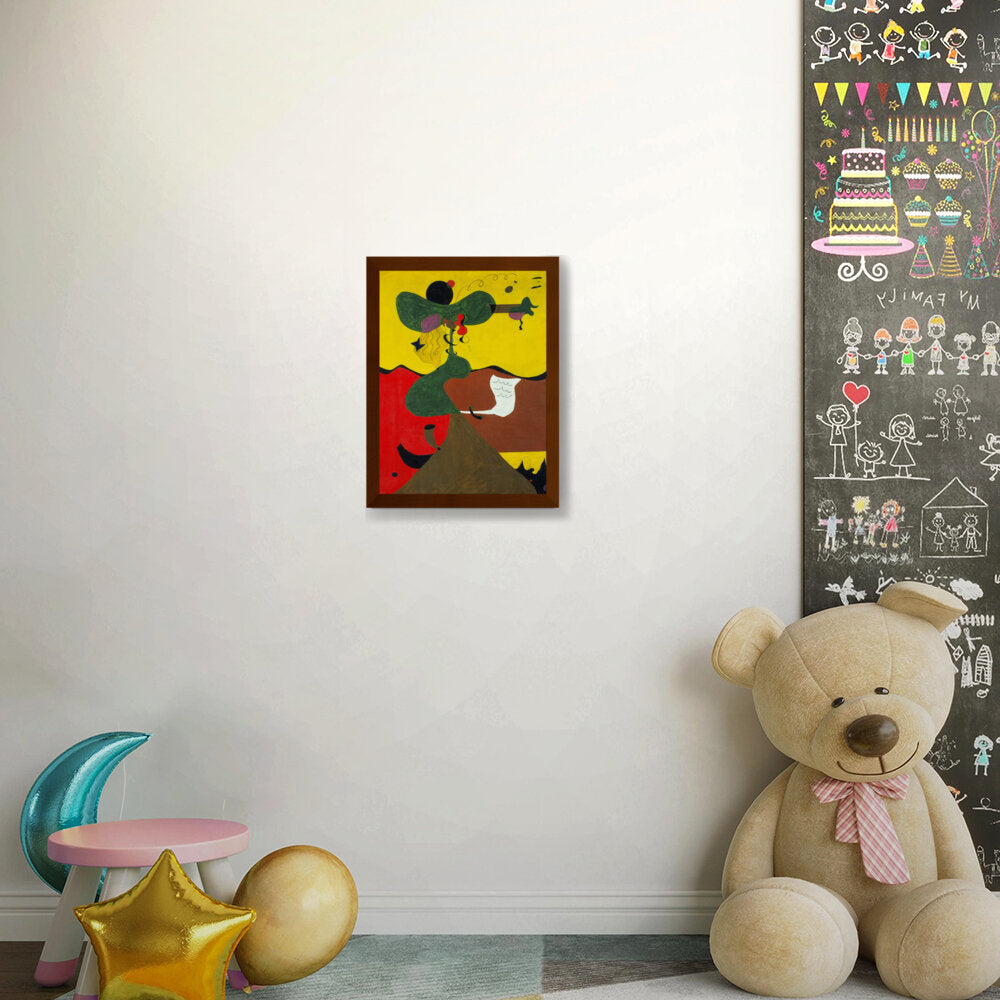 Portrait Of Miss Mills - Framed Canvas