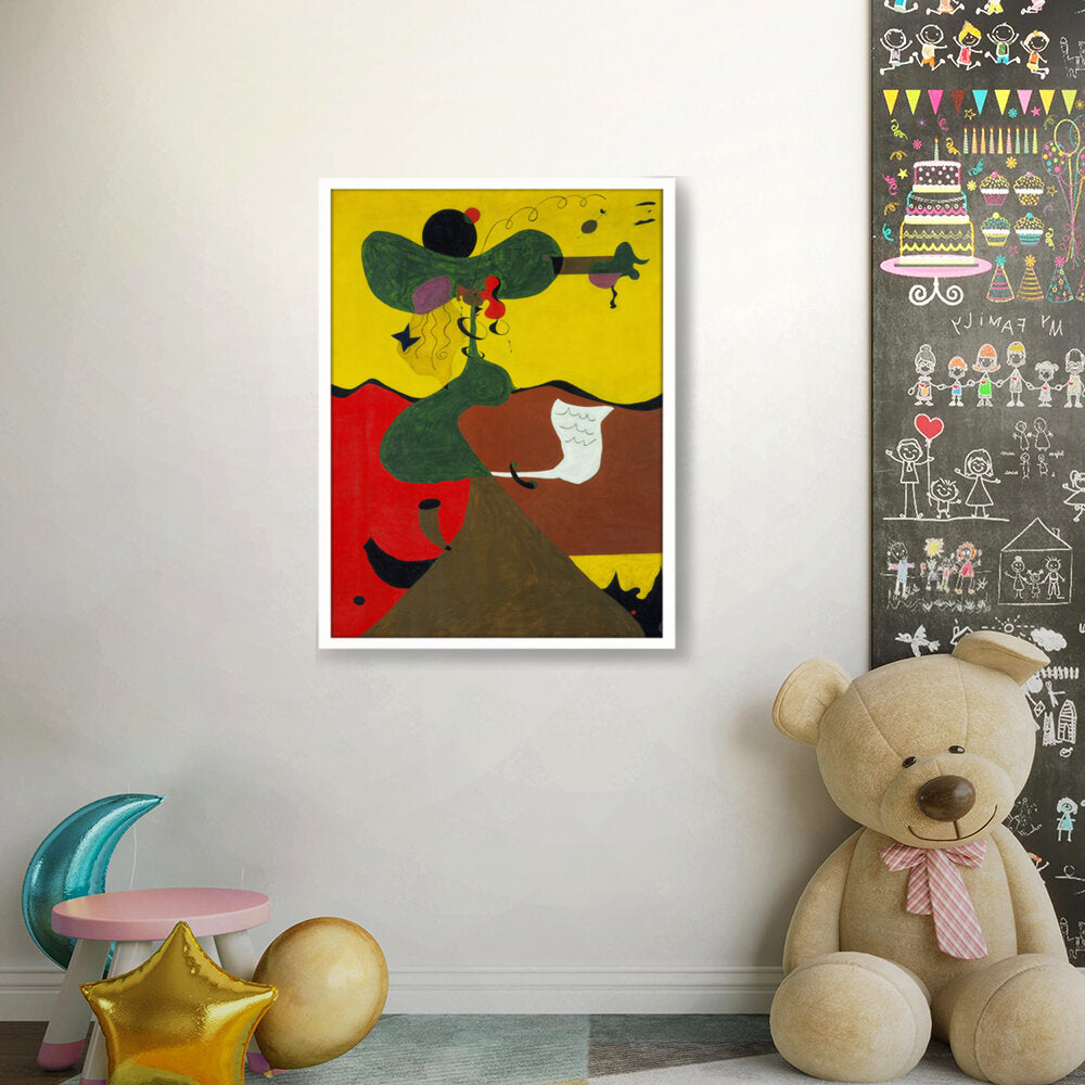 Portrait Of Miss Mills - Framed Canvas