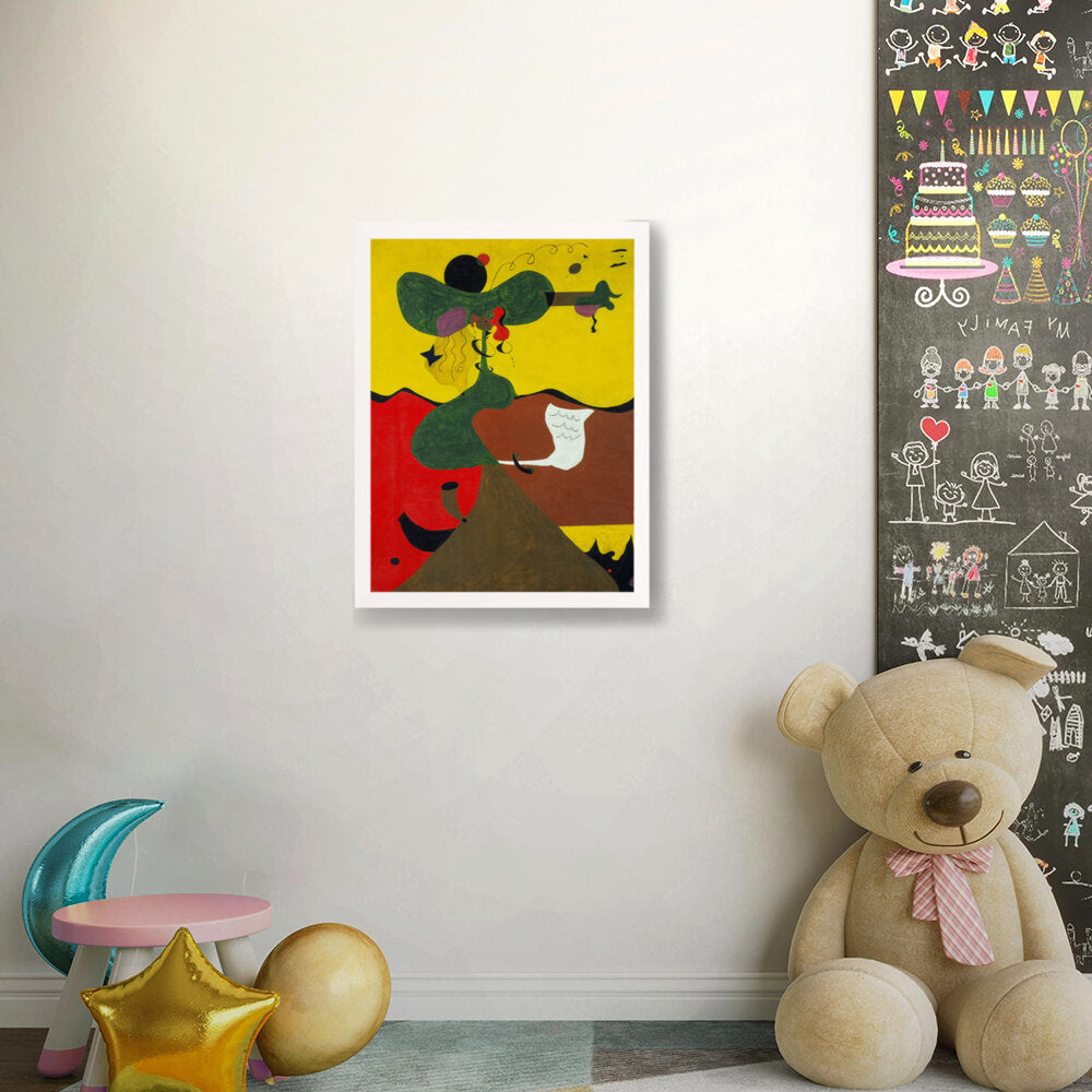 Portrait Of Miss Mills - Framed Canvas