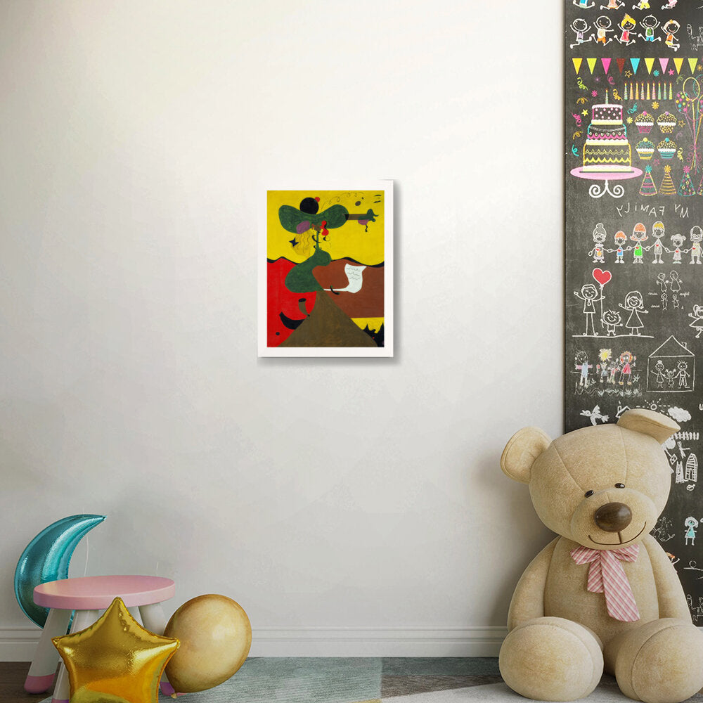 Portrait Of Miss Mills - Framed Canvas
