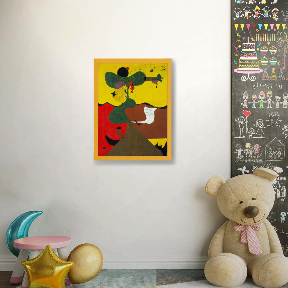 Portrait Of Miss Mills - Framed Canvas