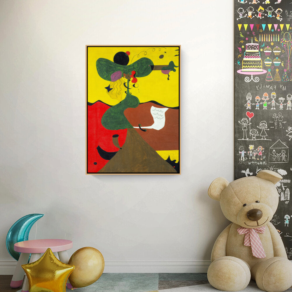 Portrait Of Miss Mills - FLOATING FRAME