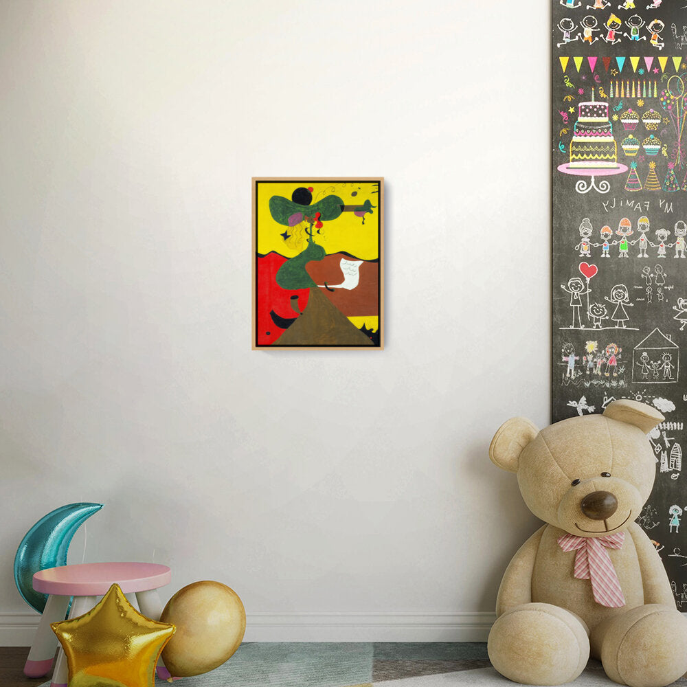 Portrait Of Miss Mills - FLOATING FRAME