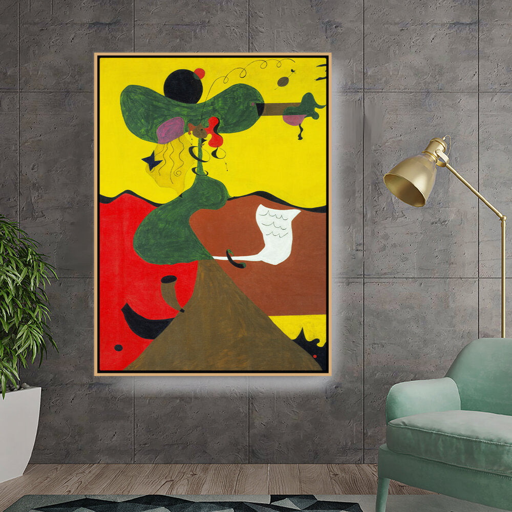 Portrait Of Miss Mills - FLOATING FRAME