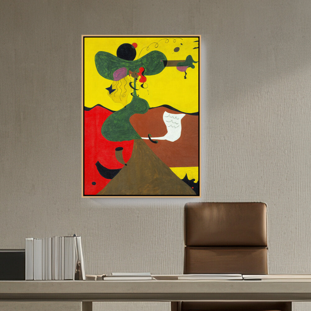 Portrait Of Miss Mills - FLOATING FRAME