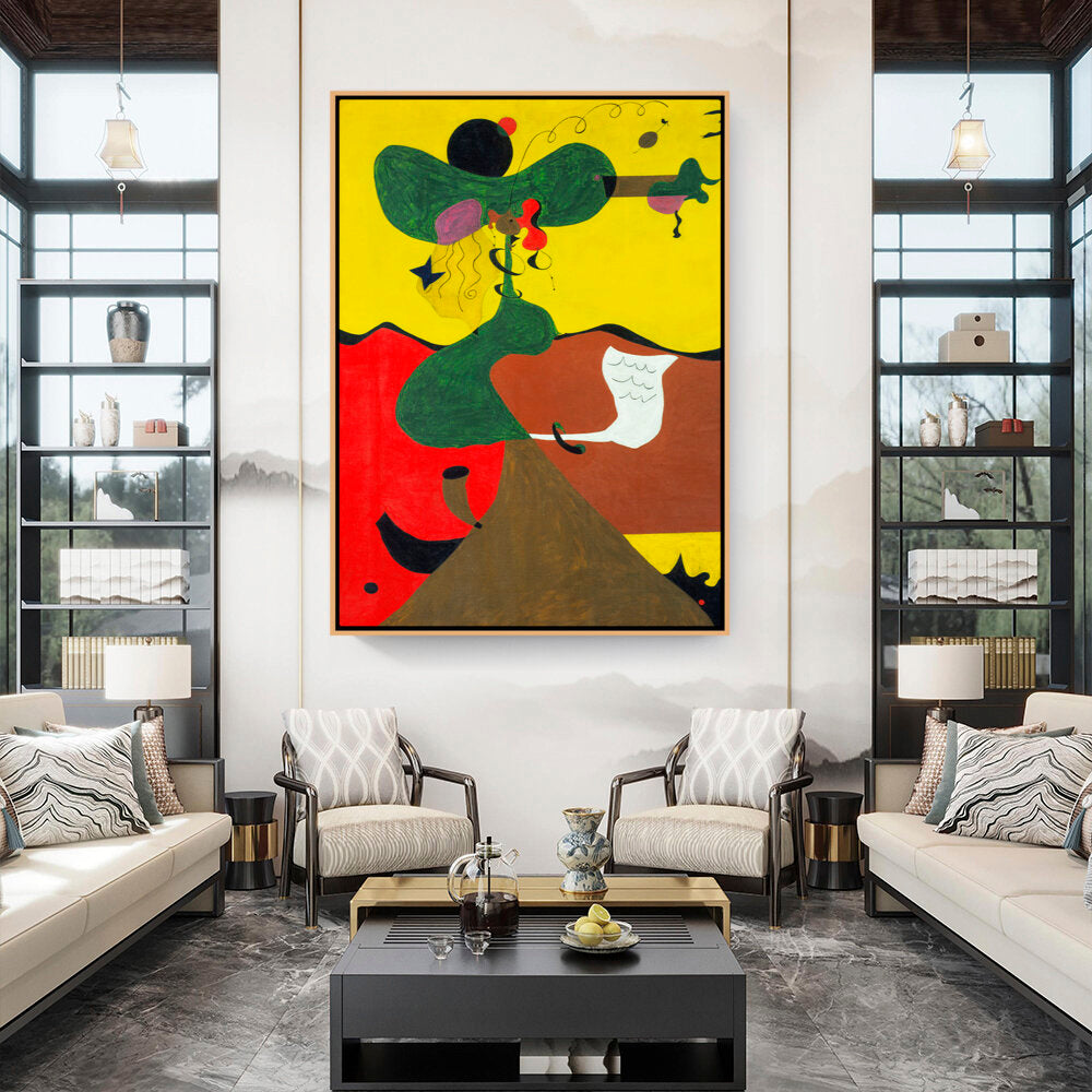 Portrait Of Miss Mills - FLOATING FRAME