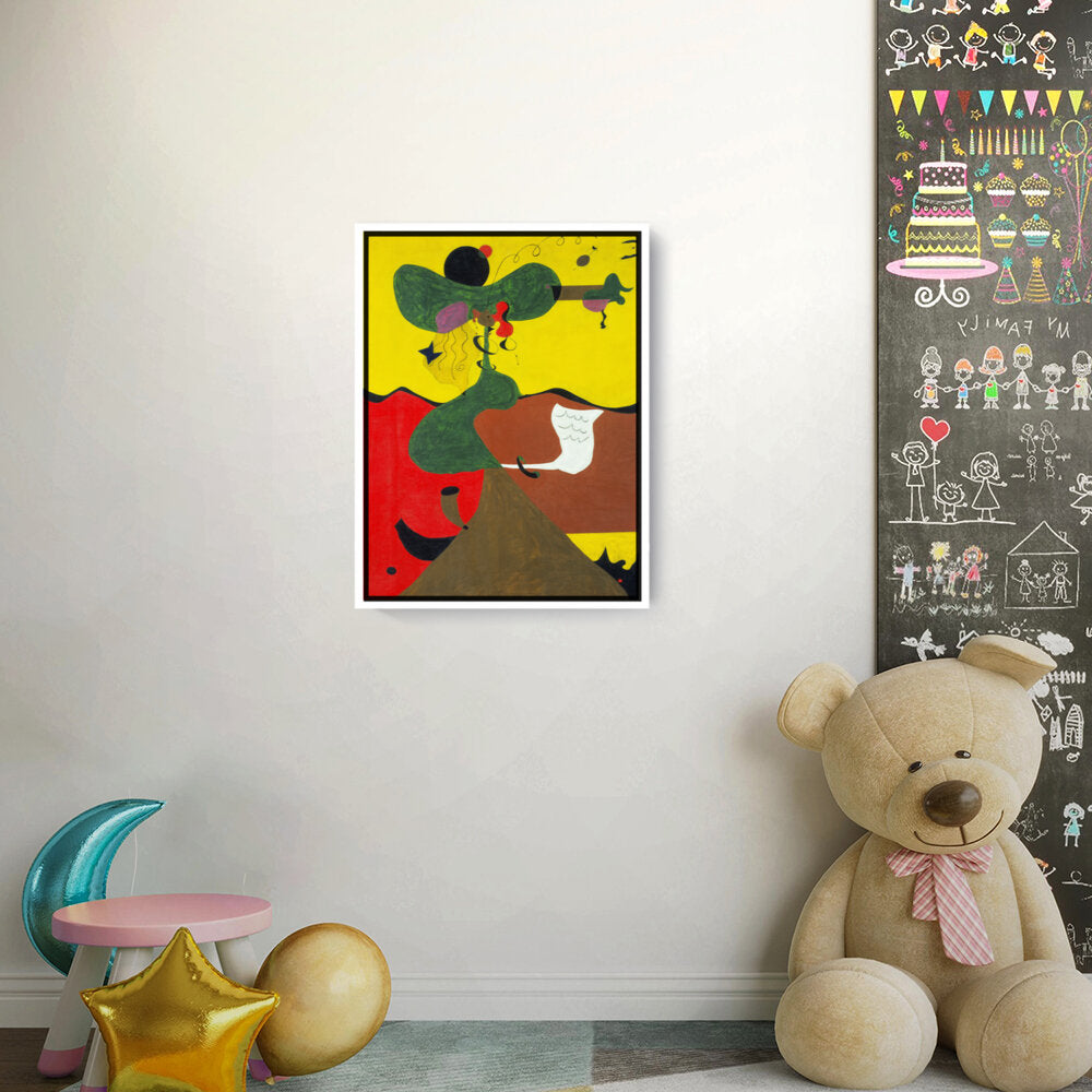 Portrait Of Miss Mills - FLOATING FRAME