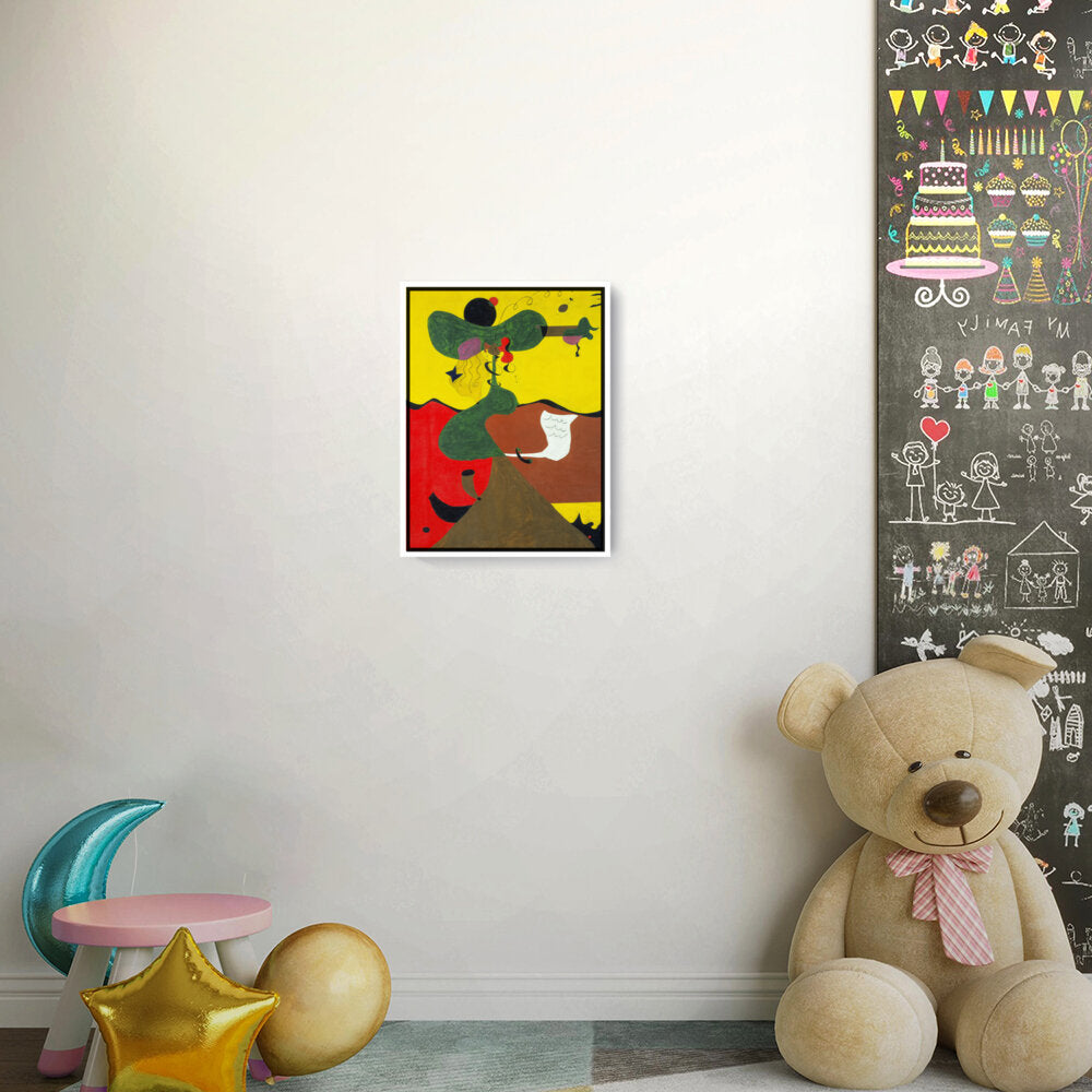Portrait Of Miss Mills - FLOATING FRAME