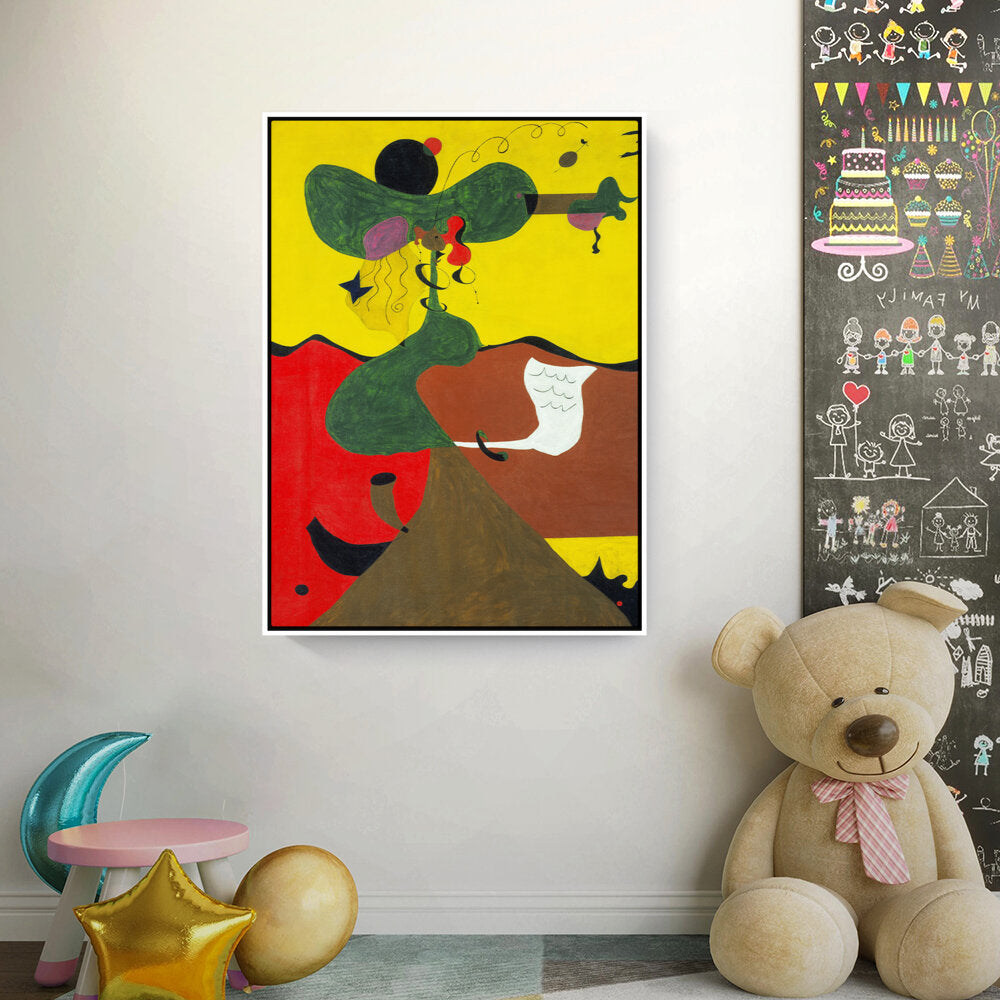 Portrait Of Miss Mills - FLOATING FRAME