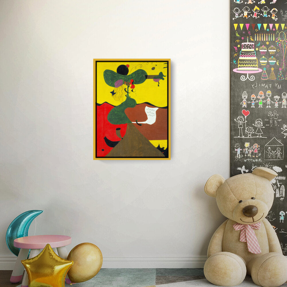 Portrait Of Miss Mills - FLOATING FRAME