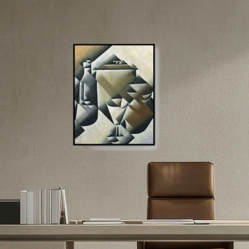 Jar, Bottle And Glass - FLOATING FRAME