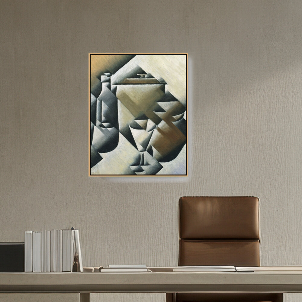 Jar, Bottle And Glass - FLOATING FRAME