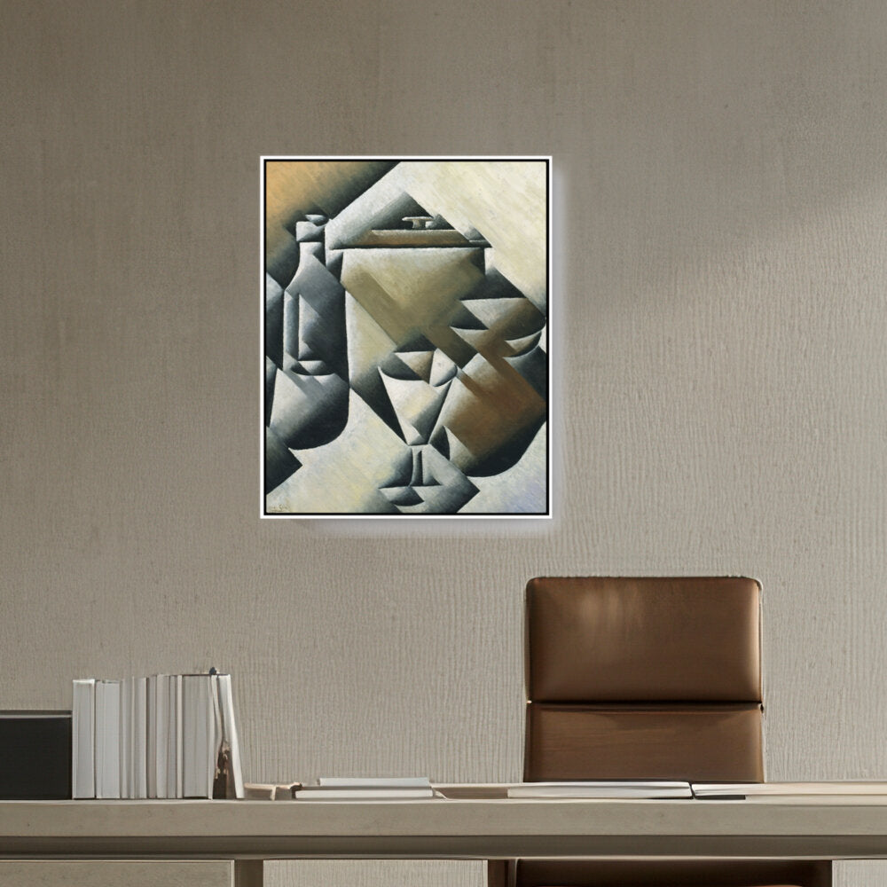 Jar, Bottle And Glass - FLOATING FRAME