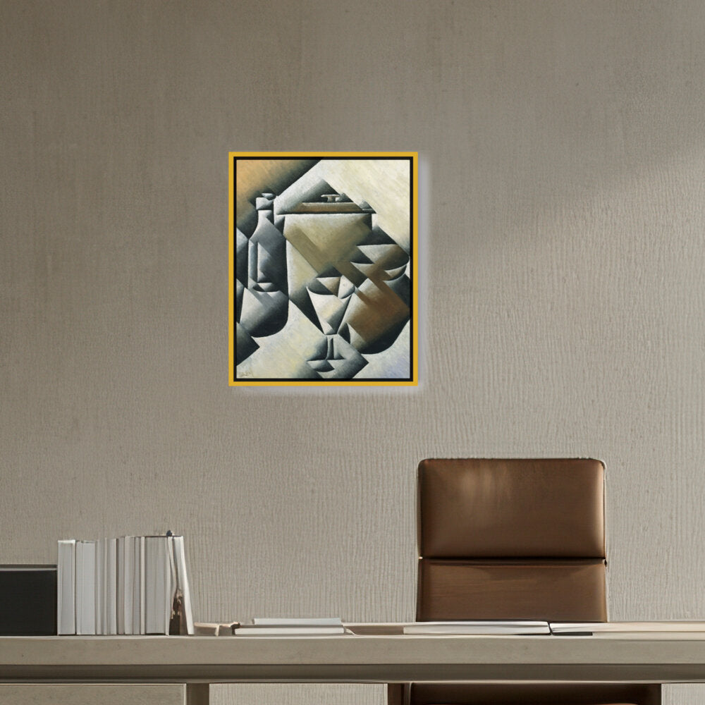 Jar, Bottle And Glass - FLOATING FRAME