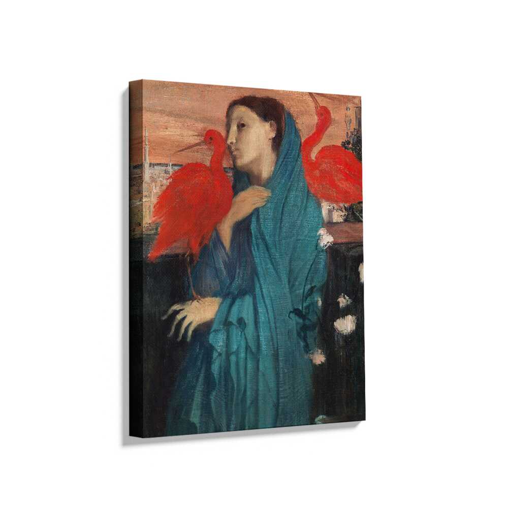 Picasoul - Picasoul Curated - Woman With Red Birds - Wall Decor