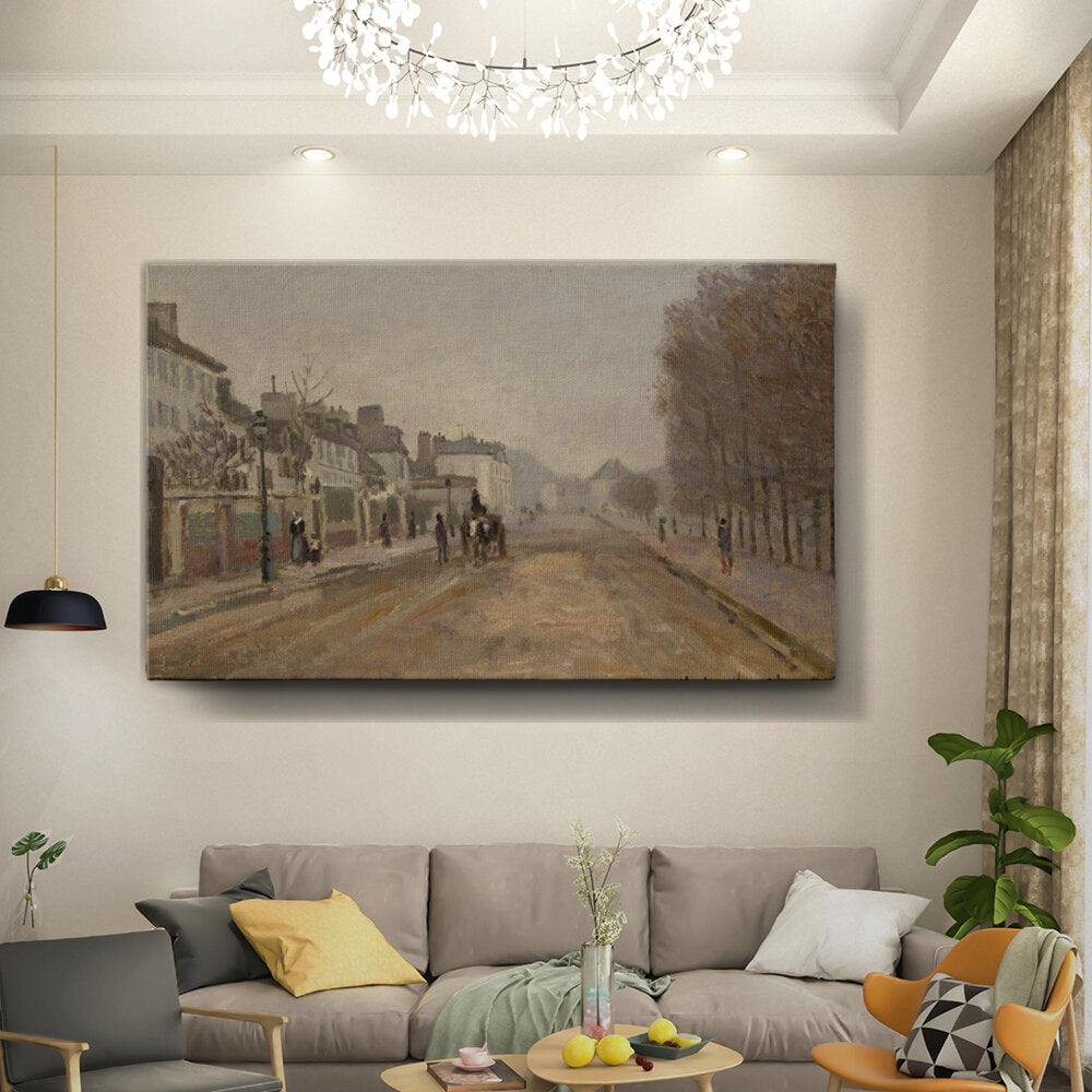 Paris Street In Winter