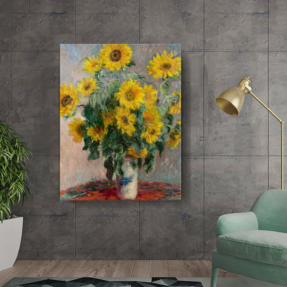 Vase Of Sunflowers