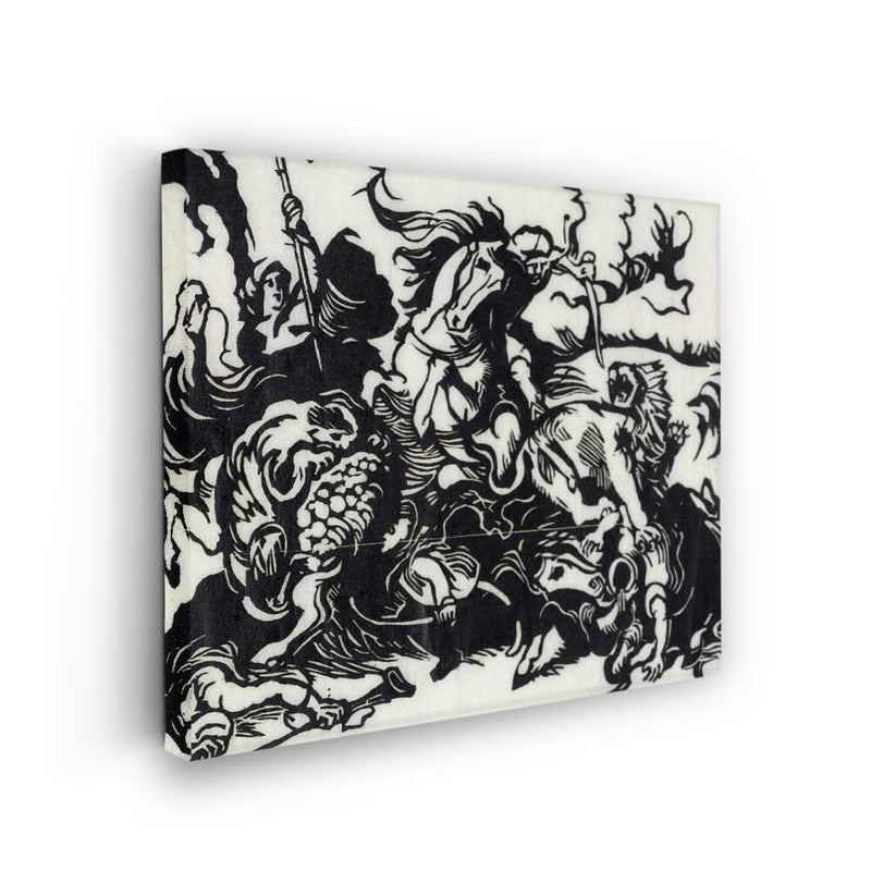 Picasoul - Picasoul Curated - Mythical Battle Scene - Wall Decor