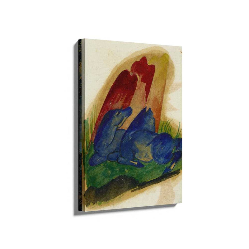Picasoul - Picasoul Curated - Blue Horse1 - Wall Decor