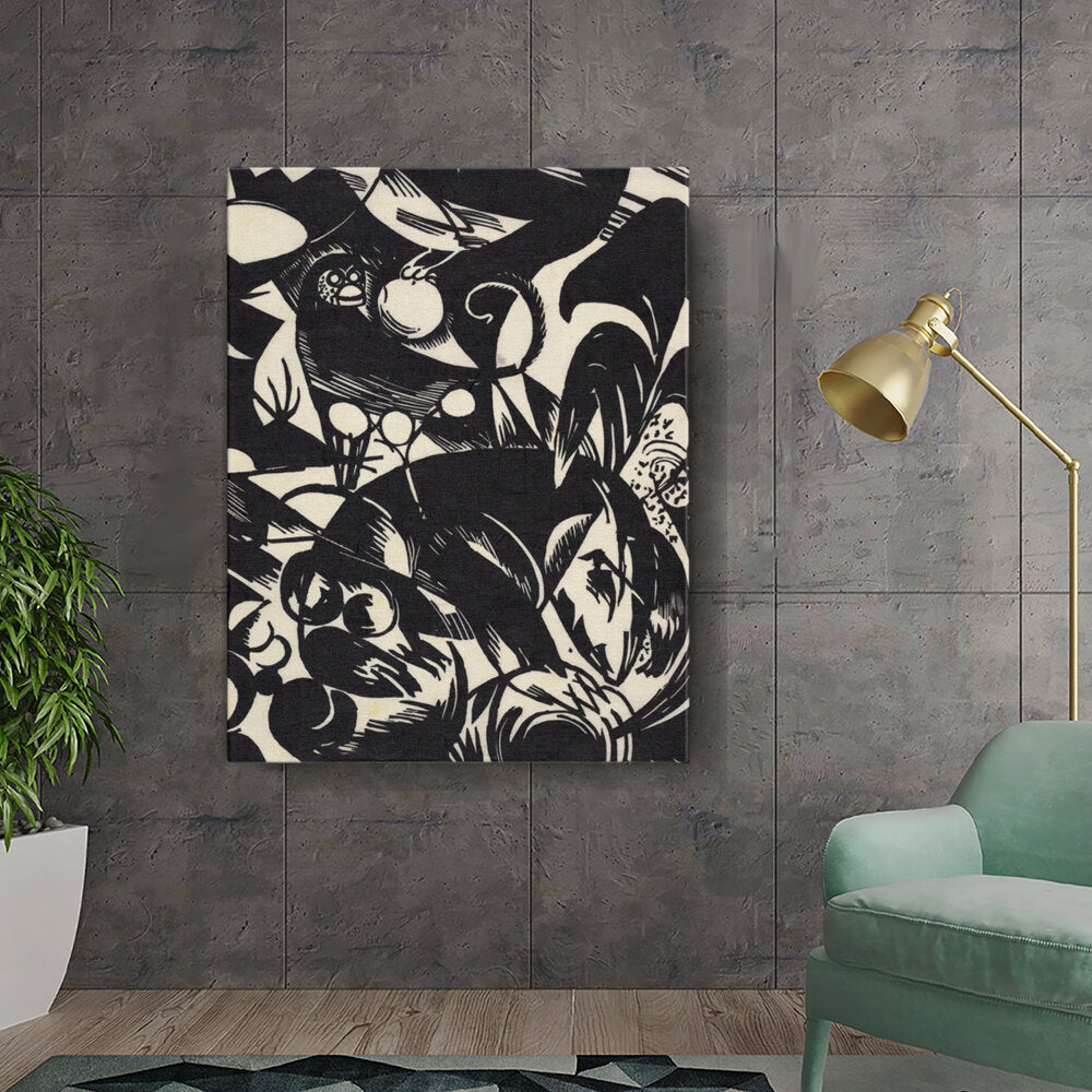 Abstract Black And White Composition