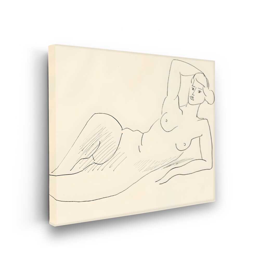 Picasoul - Picasoul Curated - Reclining Nude1 - Wall Decor