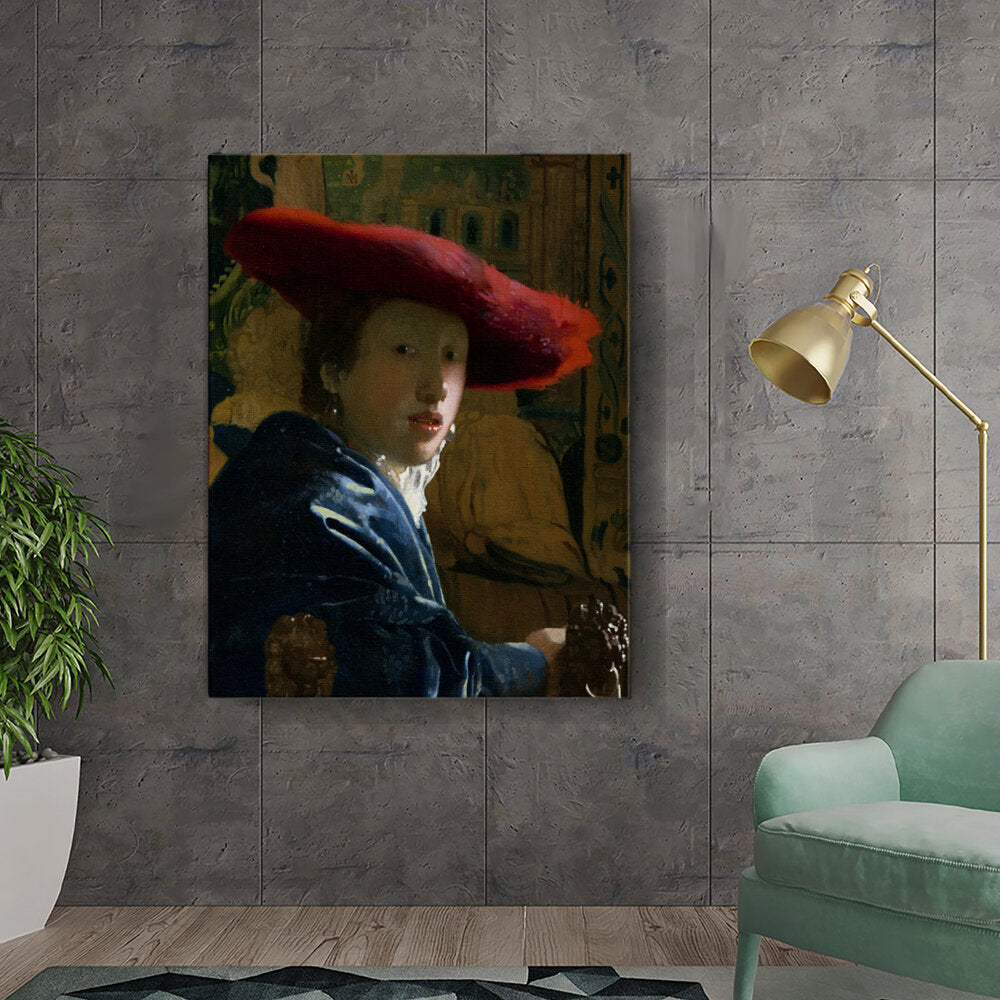 Portrait Of A Woman In Blue