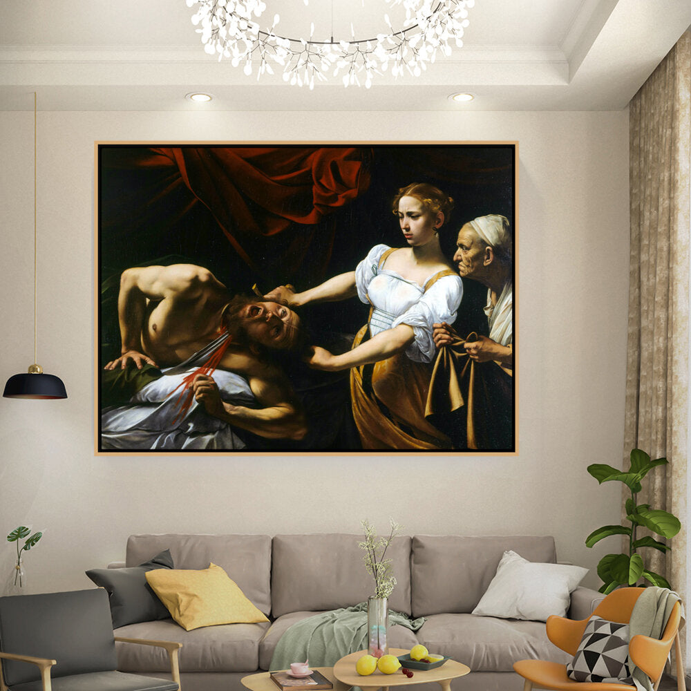 Artist3 - Art - Judith Beheading Holofernes - Floating Framed Canvas
