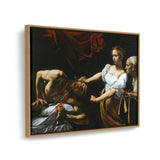 Judith Beheading Holofernes - Floating Framed Canvas