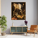 The Fallen Knight - Floating Framed Canvas