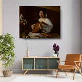 The Young Musician - Wall Canvas