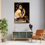 Young Bacchus - Floating Framed Canvas