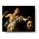 David With The Head Of Goliath - Wall Canvas