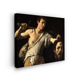 David With The Head Of Goliath - Wall Canvas