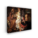 The Holy Family With The Infant Saint John The Baptist - Wall Canvas