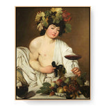 Bacchus - Floating Framed Canvas