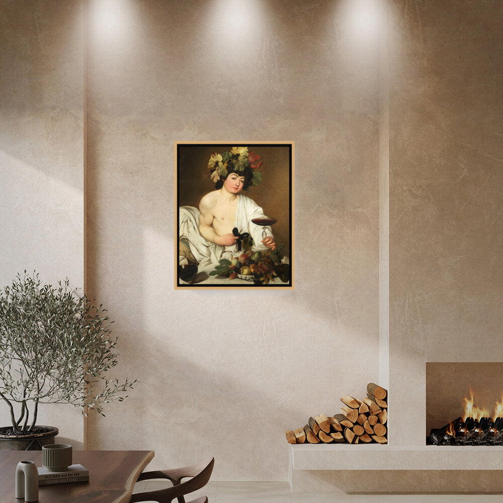 Bacchus - Floating Framed Canvas