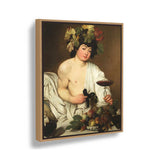Bacchus - Floating Framed Canvas