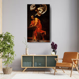 Saint Matthew And The Angel - Wall Canvas
