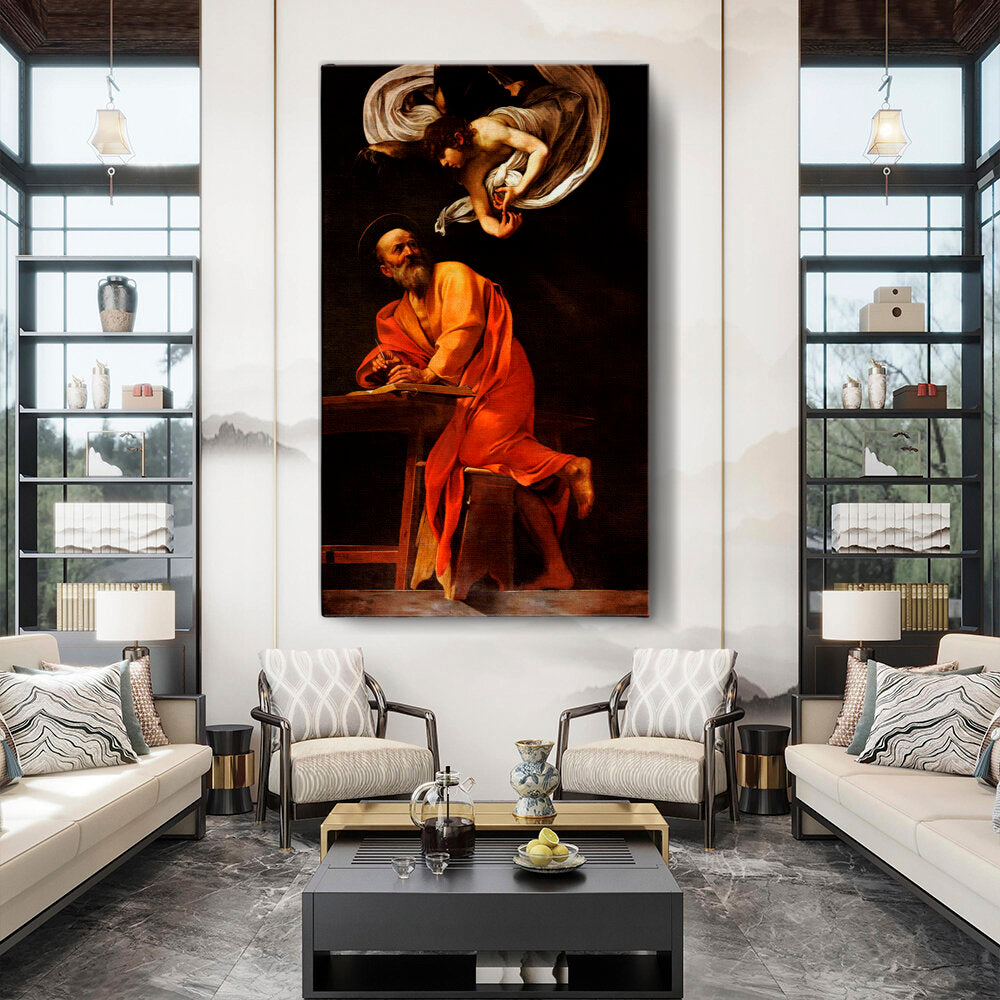 Artist3 - Art - Saint Matthew And The Angel - Wall Canvas