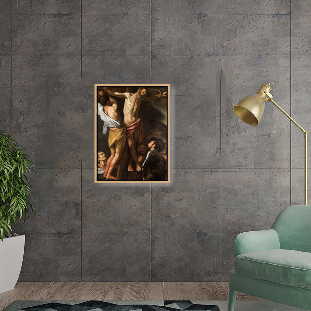 The Crucifixion 01 - Floating Framed Canvas